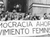 Primera manifestación feminista durante la dictadura, 1983.